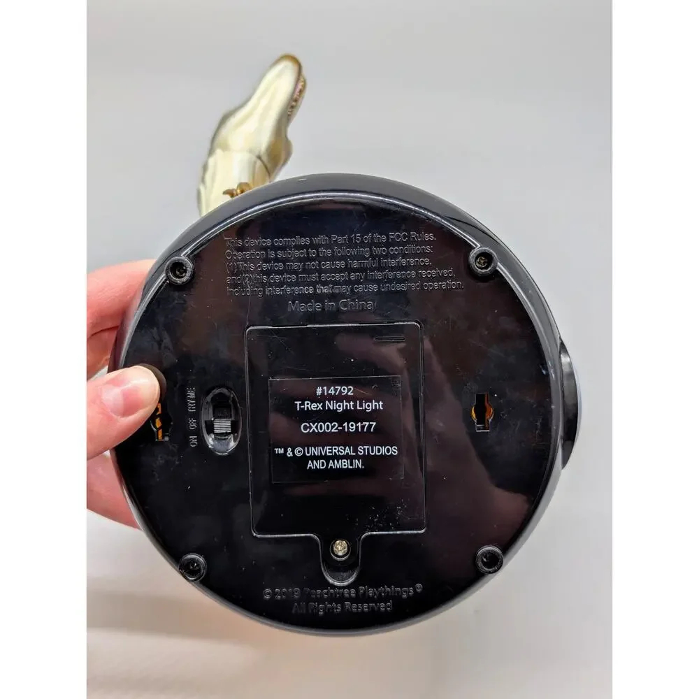 Jurassic World Park Dinosaur T Rex Night Light Volcano 2019 Works Great